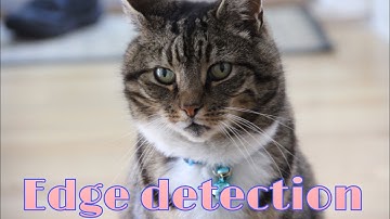 Edge detection : Here