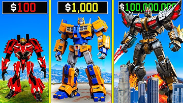 $100 TRANSFORMERS to $100 MILLION NEW TRANSFORMERS in GTA 5!