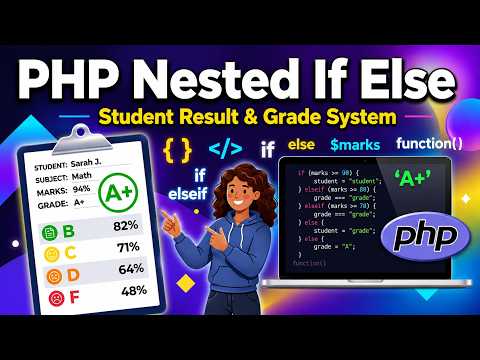 Student Result & Grade Generator in PHP | PHP Mini Project for Beginners #php