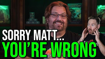 The Matt Colville Advice You Should Ignore