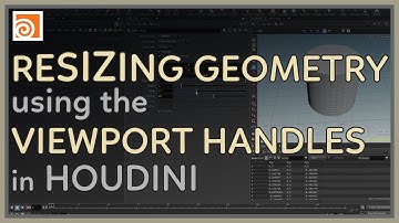 #05 Resizing Geometry using the Viewport Handles in Houdini