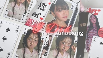 yves ‘i did’ unboxing (oversea version) !! no music & no talking