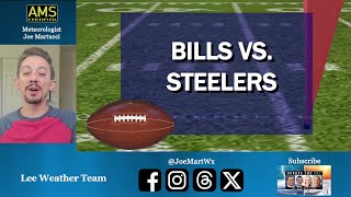 Heres the weather forecast for the rescheduled Buffalo Bills vs. Pittsburgh Steelers game with Joe