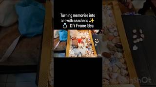 Beautiful DIY Photo Frame using Seashells | Easy Home Decor Idea#seashell #seashells #diy#art#craft