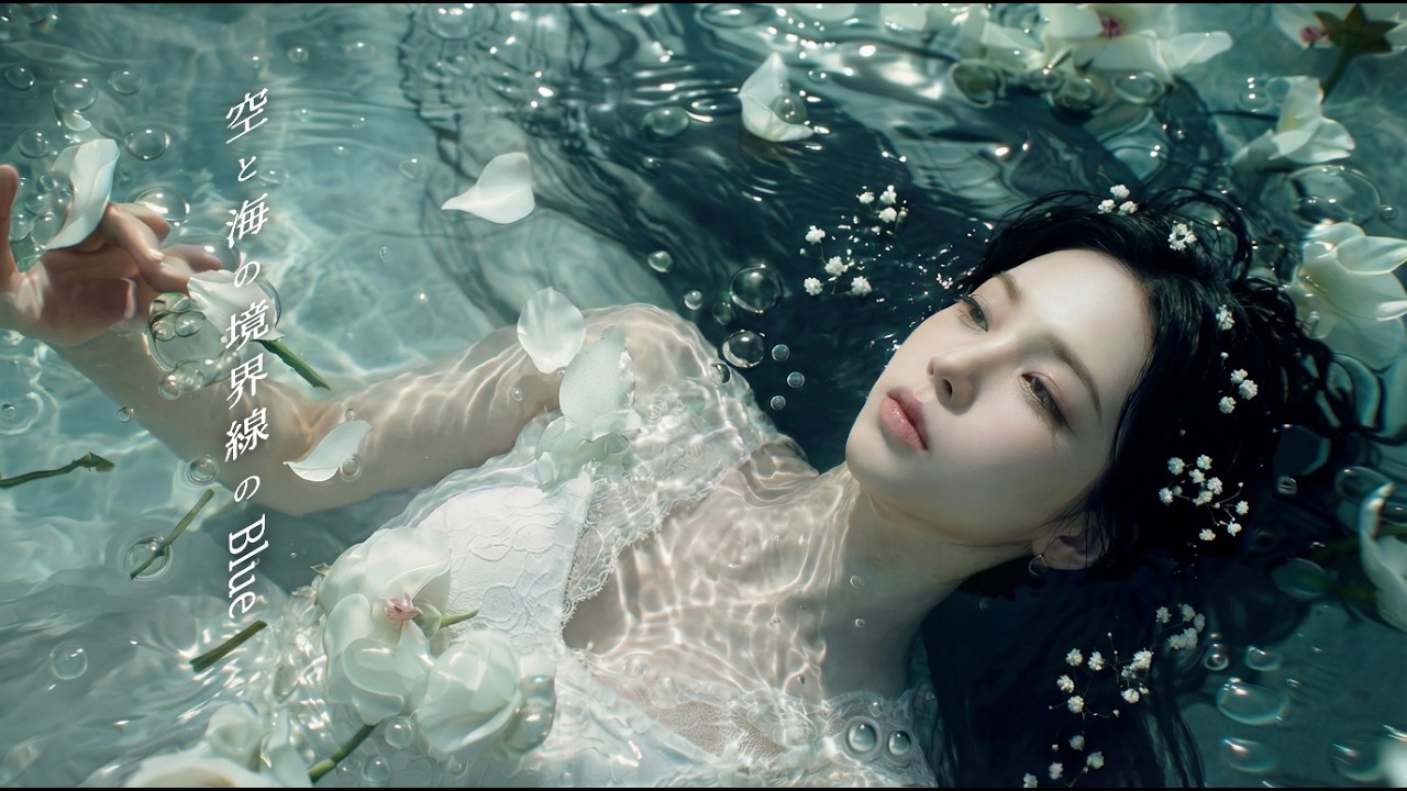 AIアーティスト『紗奈 | SANA』第2弾MV「空と海の 境界線の Blue」を
