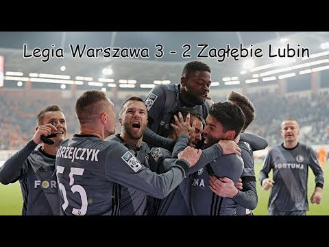Legia Warszawa 3-2 Zagłębie Lubin - Nieprawdopodobna końcówka i gol w 98 minucie!