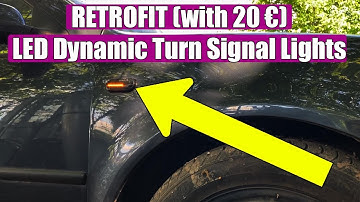 RETROFIT: Install LED Dynamic Turn Signal Light VW Golf Mk4, Jetta, Bora, Passat, Sharan Seat Skoda