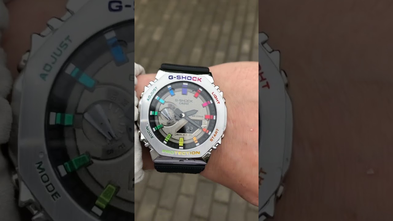 Casio G-Shock Rainbow Gm-2100 Steel Mod Watch