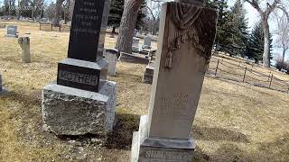 spooky mountview cemetery Billings Montana (very old) -wonder whats next?