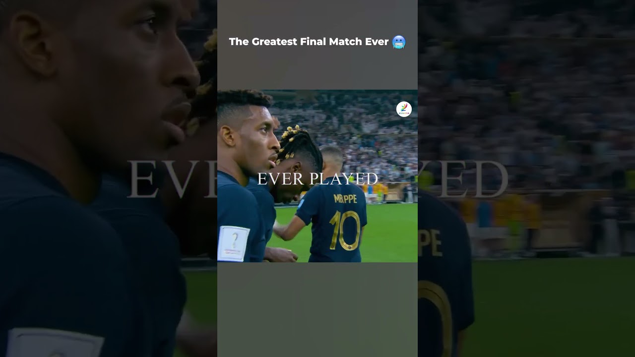 The Greatest World Cup Final Ever Played | Messi vs Mbappé 🐐🔥 #soccer #fifaworldcup #messi #viral