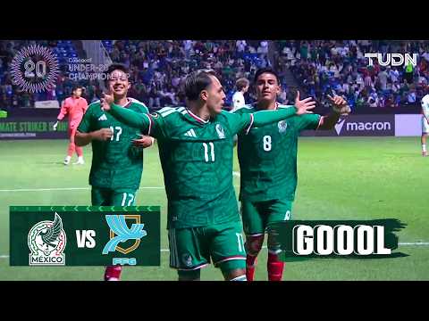 ¡GOOL DE CAMBEROS! México 2-0 Guatemala | Premundial Sub-20 - Jornada 3 Fase de Grupos | TUDN
