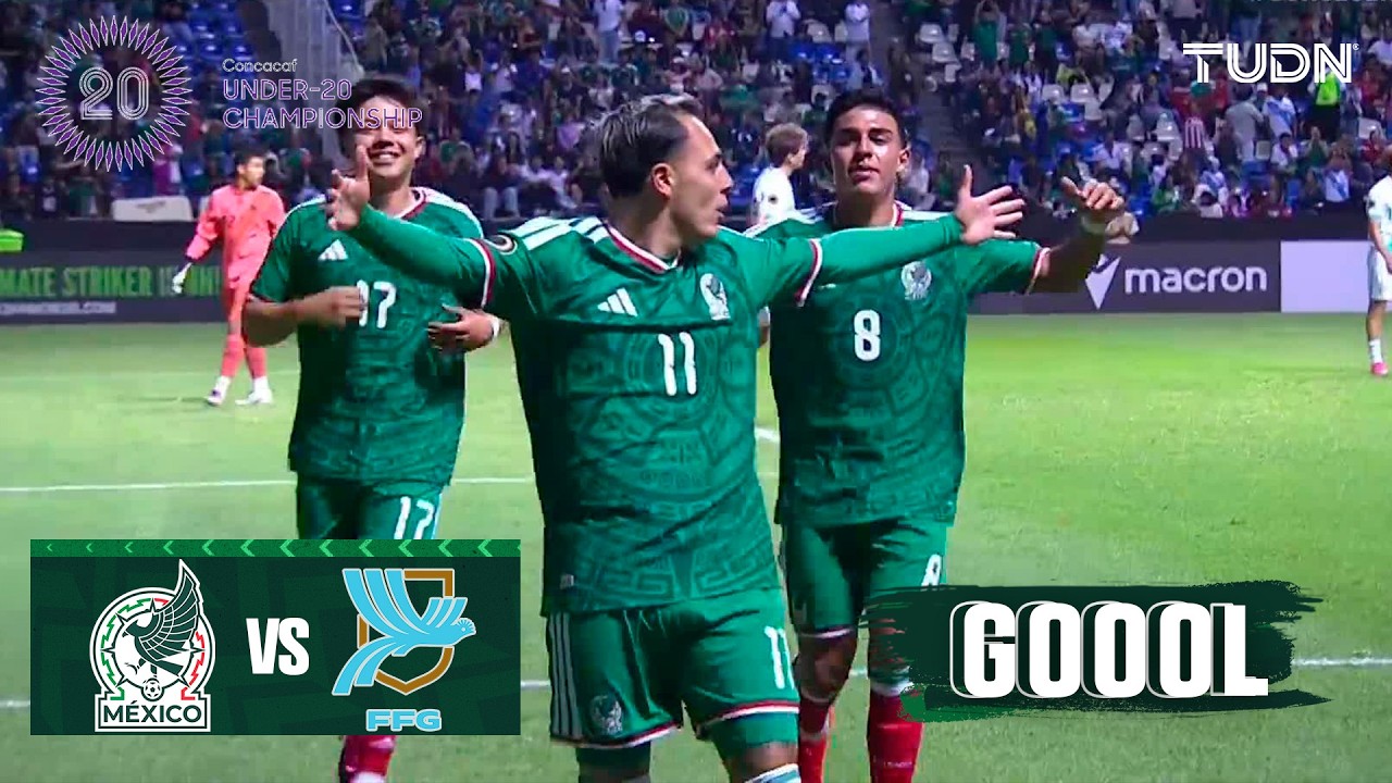 ¡GOOL DE CAMBEROS! México 2-0 Guatemala | Premundial Sub-20 - Jornada 3 Fase de Grupos | TUDN