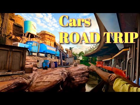 4K】パリ限定！ディズニー「カーズ・ロード・トリップ」体験