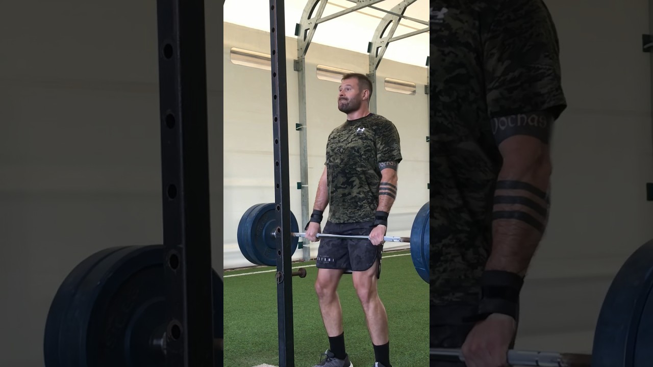 100kg Hang Clean for 5 Reps 🔥 🔥