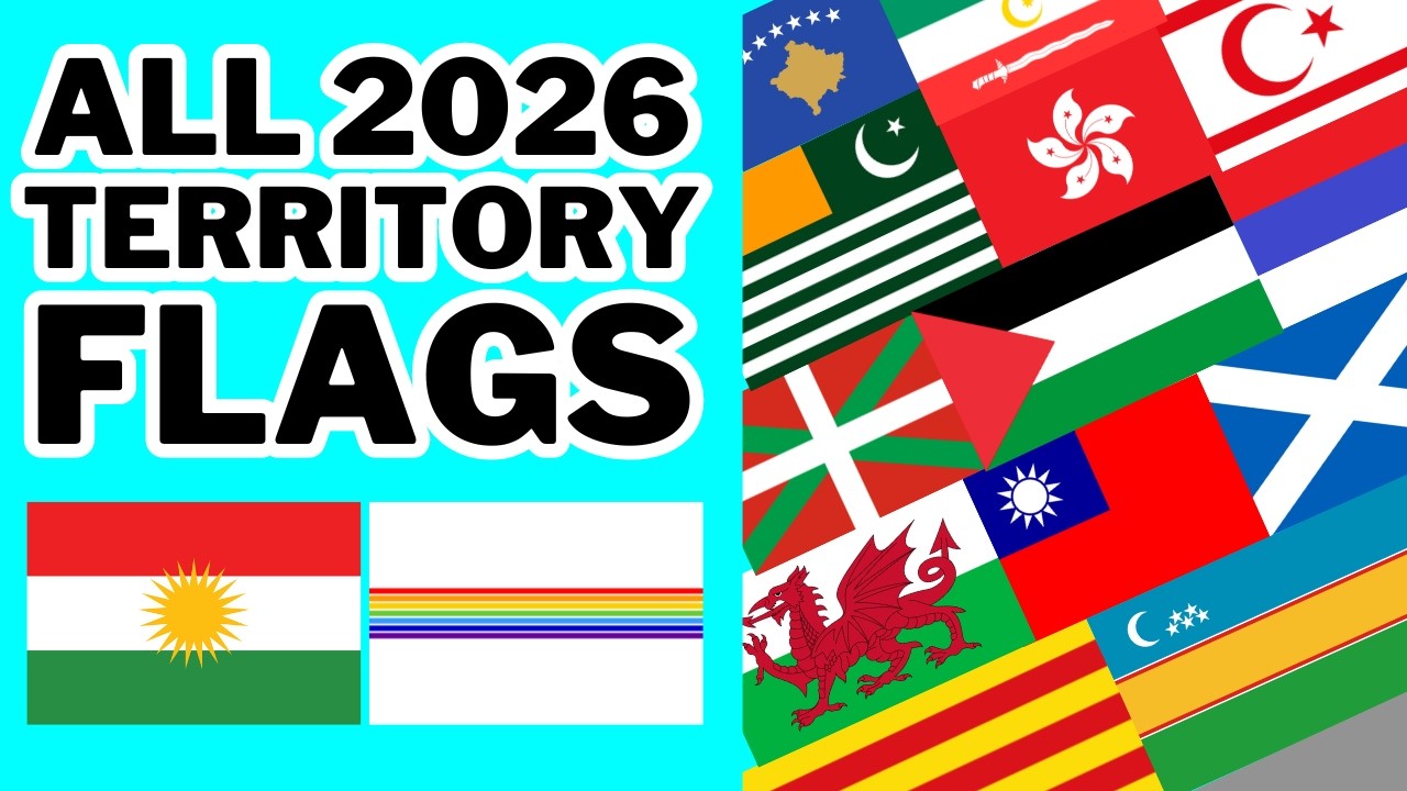 ALL flags of Dependent and Special Territories (2026 Edition)