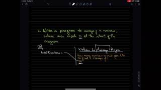 For and while loop understanding - Average Programs