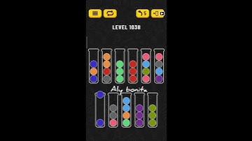 ball sort puzzle level 1038