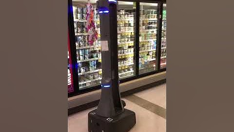 Marty Mobile Robot Working at Stop & Shop