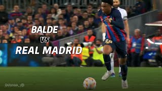 Alejandro Balde vs Real Madrid (05/04/2023)