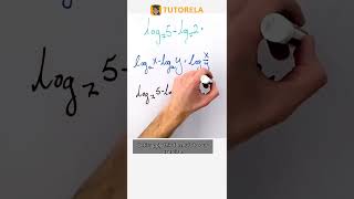 Subtracting Logarithms with Base 7: Simplify Log7(5/2) #Math #RulesOfLogarithms