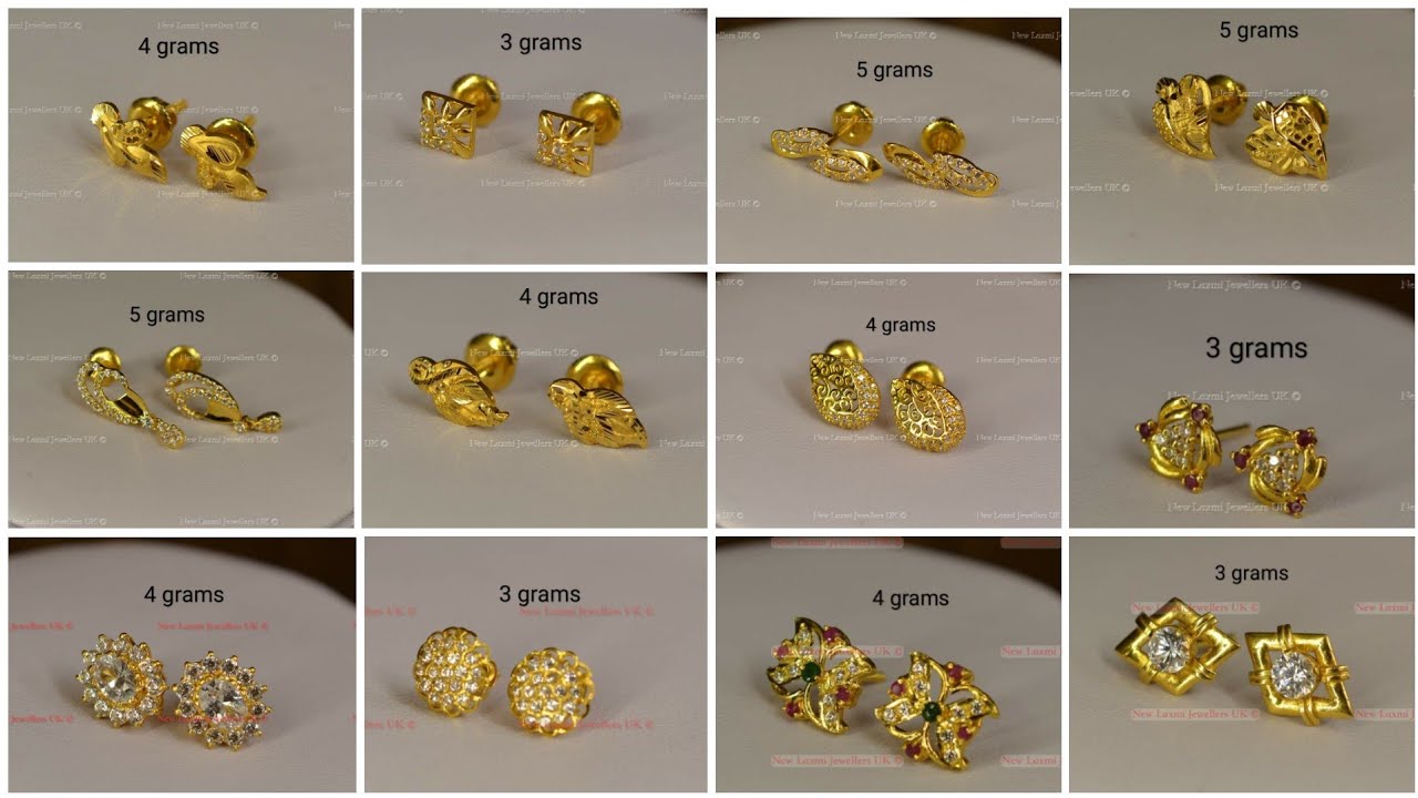 Earrings Design Gold Latest | Imitation Jewellery | April 2023 – Jewellery  Hat