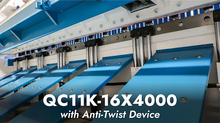 QC11K-16X4000 Shearing Machine with Anti Twist Device