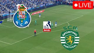 FC Porto x Sporting🔴LIVE Liga Portugal Betclic 2024 EN VIVO Jogo Hoje Simulação de Videogame