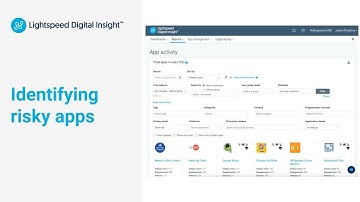 Lightspeed Digital Insight | New Filters for Risky Apps