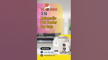 3.5L WiFi Smart Automatic Pet Feeder - Voice Recorder & Timer for Cats & Dogs