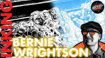 INKING BERNIE WRIGHTSON for the FIRST & LAST TIME! 👀