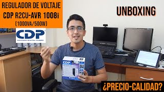 Regulador De Voltaje Cdp R2Cu-Avr 1008I Unboxing