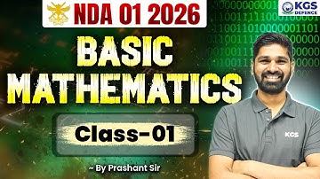 NDA 01 2026 | Mathematics | Class 01 | Maths By Prashant  Sir
