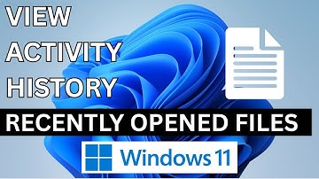 How to View Activity History on Windows 11
