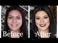 Before and After Makeup Tranformation #Makeup_ByLess