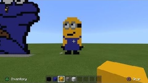 Minecraft Pixel Art Tutorial - Minion
