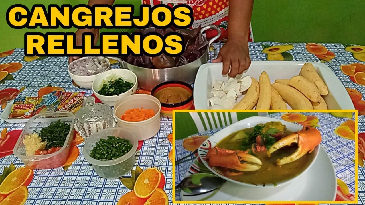 Cangrejos Rellenos Receta Ecuatoriana Preparación YouTube