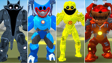 EVOLUTION OF CATNAP/DOGDAY AND ALL MECHA TITAN SMILING CRITTERS POPPY PLAYTIME CHAPTER 3 In Gmod!