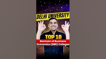 Top Reasons to Choose BBE at DU Colleges 🎓 #shorts