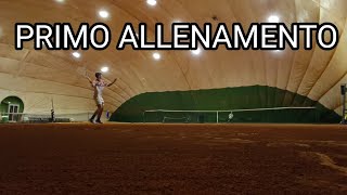 PRIMO ALLENAMENTO! SPECIAL GUEST GIACOMO BRESOLIN 3.1 #tennis