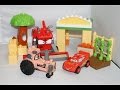 Cars tractor tipping mega bloks lego toy set frank tractor lightning mcqueen disney pixar