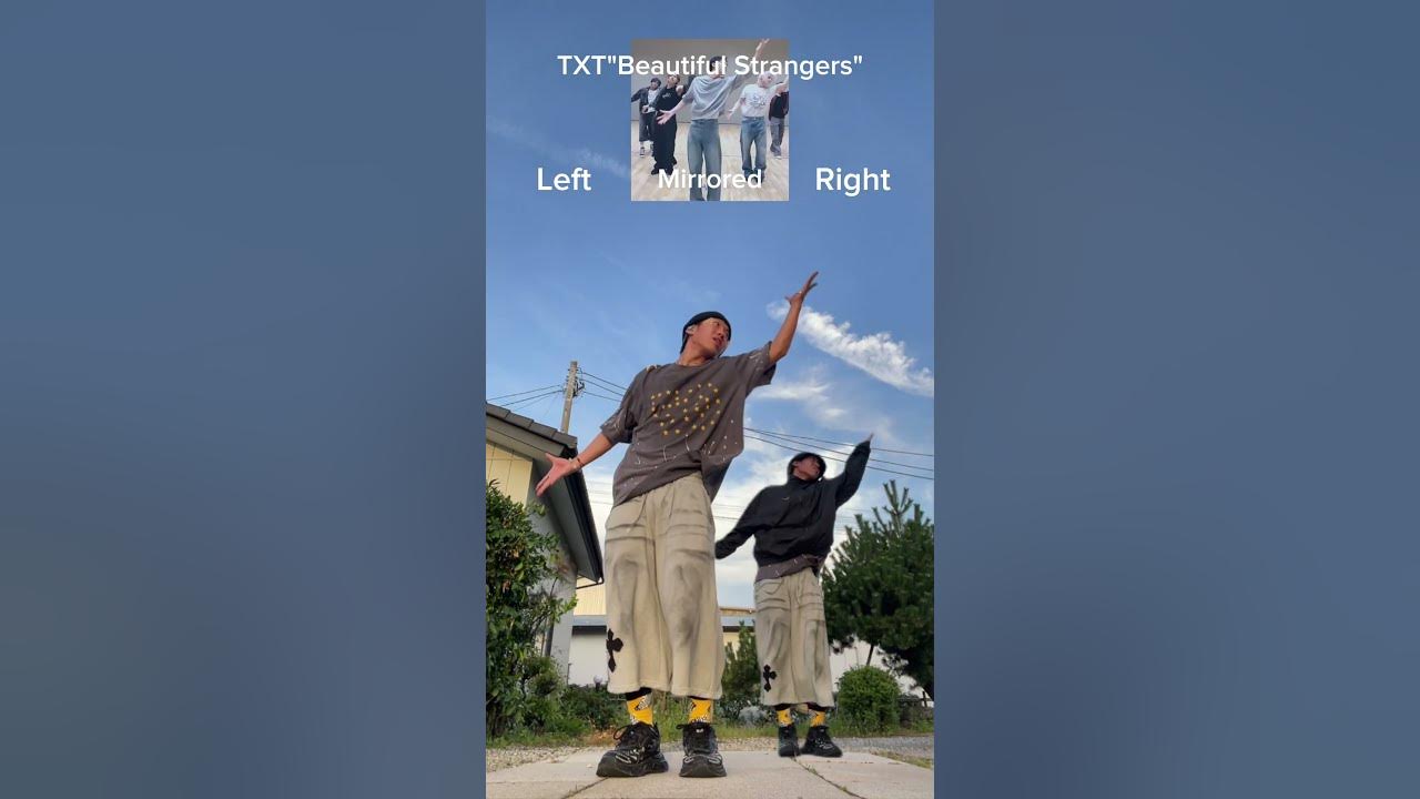 Fastest Mirrored dance tutorial🔥TXT"Beautiful Strangers"Let's challenge❗️#shorts Fastest Mirrored dance tutorial🔥TXT"Beautiful Strangers"Let's challenge❗️#shorts