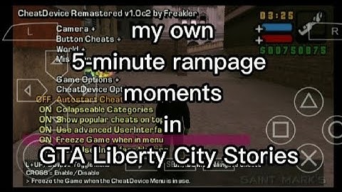 The2012djwess - GTA LCS - my own 5-minute rampage mayhem moments (Part 1)