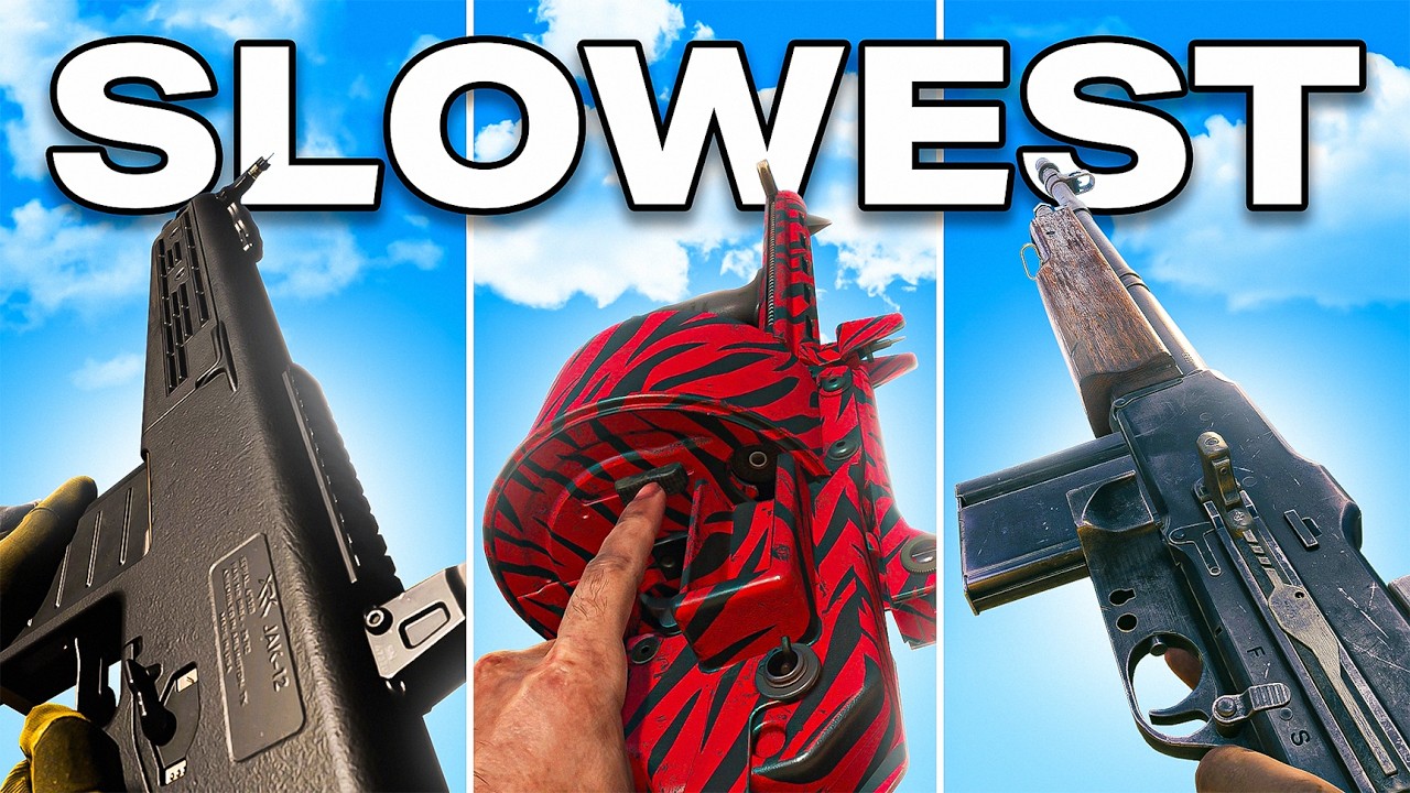 Using the Slowest Firing Gun in EVERY COD