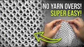 STOP Making Yarn Overs for Lace — Try This Reversible Pattern Instead