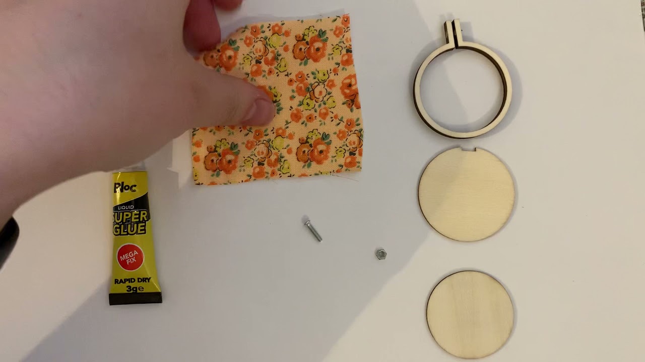 How to Make Mini Embroidery Hoop Earrings