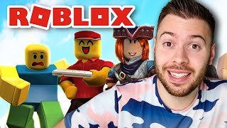 JE DÉCOUVRE ROBLOX POUR LA PREMIÈRE FOIS !