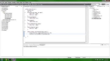 Java 101 #4 Our First class