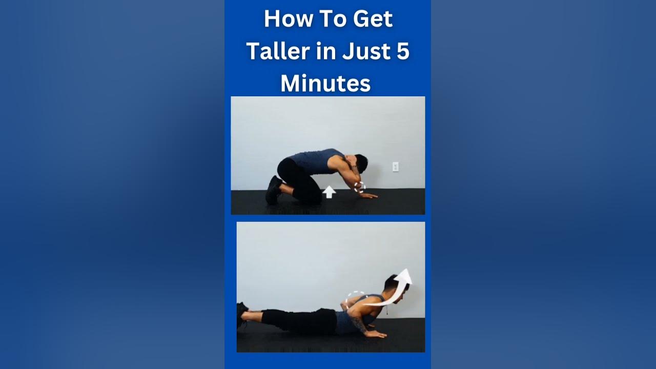 how-to-get-taller-in-just-5-minutes-shorts-talleres-youtube