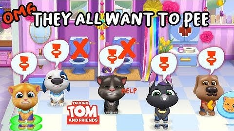 MY TALKING TOM FRIENDS NEW UPDATED GAMEPLAY episode 59