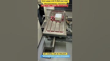 ONLINE & OFFLINE THEORY CLASSES WITH PRACTICAL BY GOPAL SIR #cnc #cncmachine #cncmachining #shorts